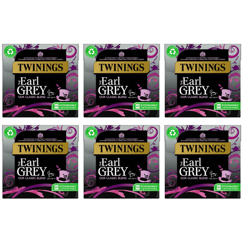 Twinings Earl Grey 80 Teabags (Bulk Buy Pack Of 6)
