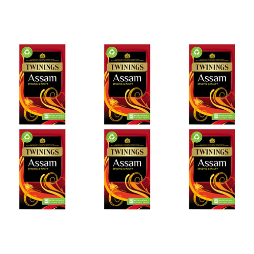 Twinings Assam 40 Teabags (Bulk Buy Pack Of 6)