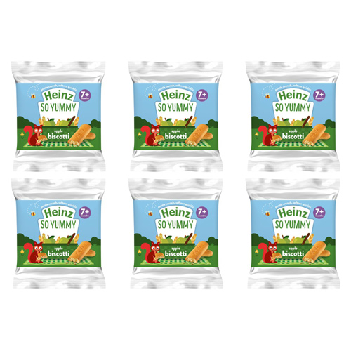 Heinz 7 Month Apple Biscotti (Bulk Buy Pack Of 6)