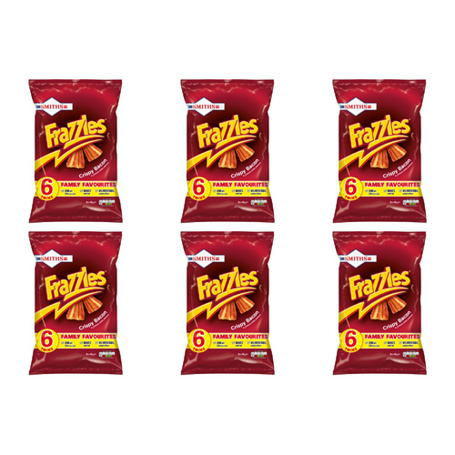 Walkers Frazzles 6 Pack (Bulk Buy Pack Of 6)