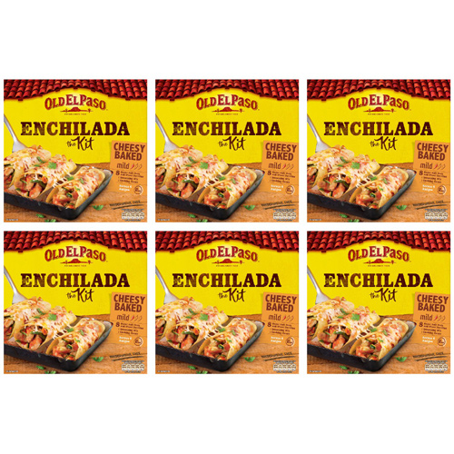 Old El Paso Cheesy Baked Enchilada Dinner Kit (Bulk Buy Pack Of 6)