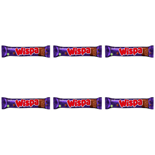 Cadbury Wispa Bar (Bulk Buy Pack Of 6)