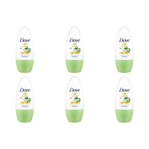 Dove Go Fresh Cucumber Roll On (Bulk Buy Pack Of 6)