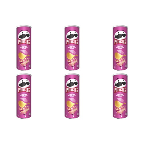 Pringles Prawn Cocktail (Bulk Buy Pack Of 6)