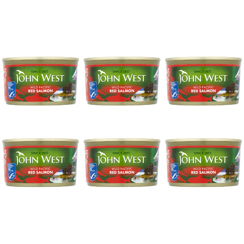 John West Red Salmon (Bulk Buy Pack Of 6)