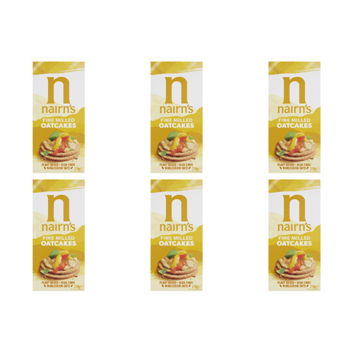 Nairns Fine Oatcakes (Bulk Buy Pack Of 6)