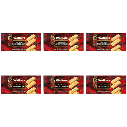 Walkers Shortbread Fingers (Bulk Buy Pack Of 6)