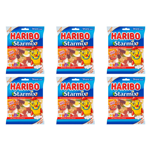 Haribo Starmix (Bulk Buy Pack Of 6)
