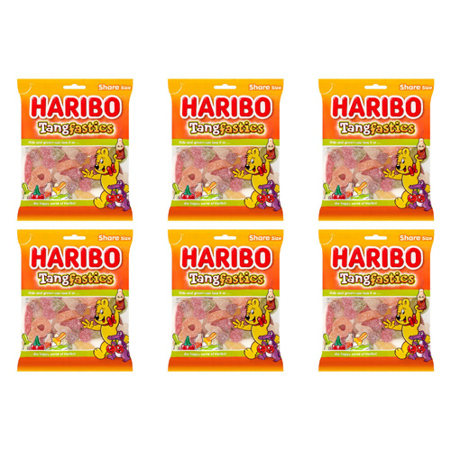 Haribo Tangfastics (Bulk Buy Pack Of 6)