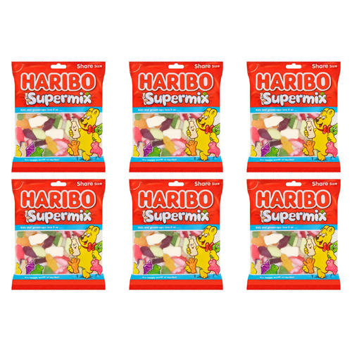 Haribo Super Mix (Bulk Buy Pack Of 6)