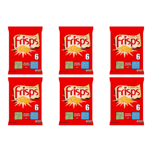 KP Frisps Assorted 6 Pack (Bulk Buy Pack Of 6)