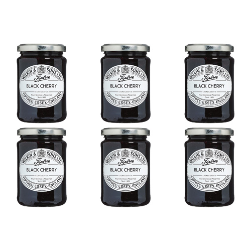 Wilkin and Sons Black Cherry Conserve (Bulk Buy Pack Of 6)