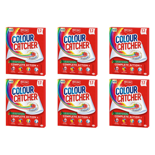 Dylon Colour Catcher 12 sheets (Bulk Buy Pack Of 6)