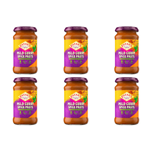 Pataks Mild Curry Paste (Bulk Buy Pack Of 6)