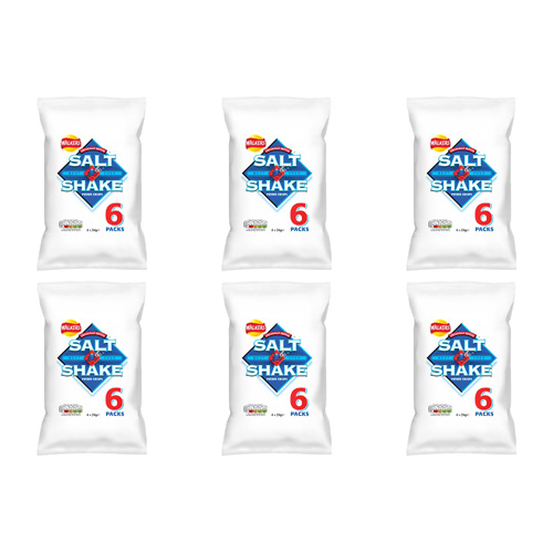 Walkers Salt & Shake 6 Pack (Bulk Buy Pack Of 6)