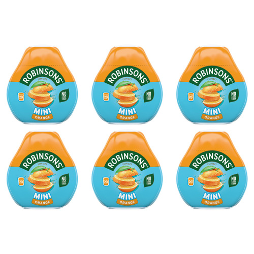 Robinsons Mini Orange No Added Sugar (Bulk Buy Pack Of 6)