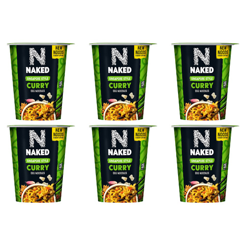Naked Noodles Singapore Curry (Bulk Buy Pack Of 6)