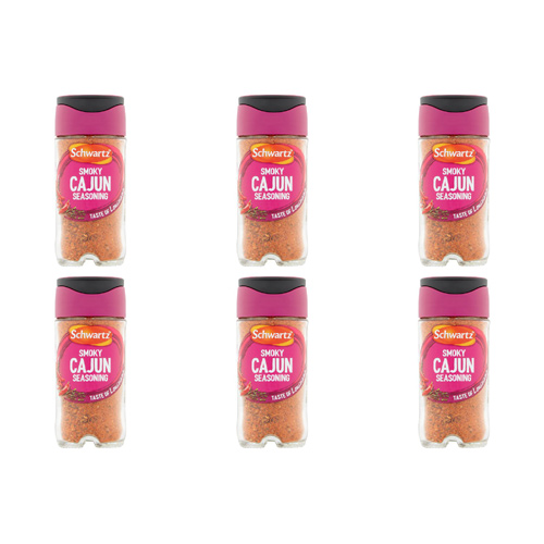 Schwartz Smoky Cajun Seasoning Jar (Bulk Buy Pack Of 6)