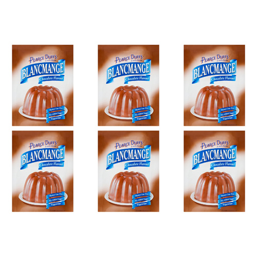 Pearce Duffs Blancmange Chocolate (Bulk Buy Pack Of 6)