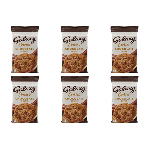 Galaxy Chocolate Chunk Cookies (Bulk Buy Pack Of 6)
