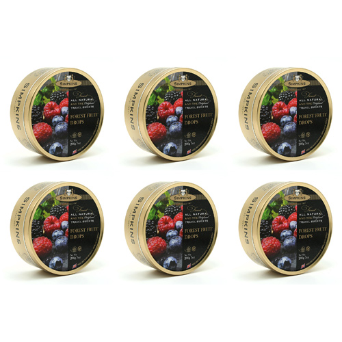 Simpkins Forest Fruit Drops (Bulk Buy Pack Of 6)