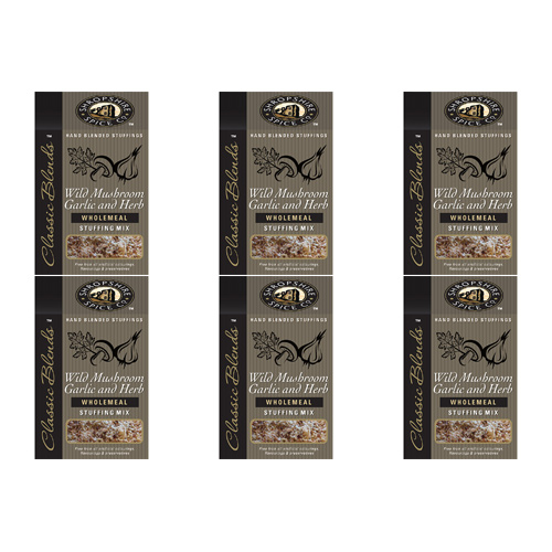 Shropshire Spice Wild Mushroom Herb & Garlic Stuffing (Bulk Buy Pack Of 6)