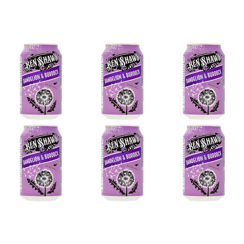 Ben Shaws Dandelion & Burdock - 24 x 330ml (Bulk Buy Pack Of 6)