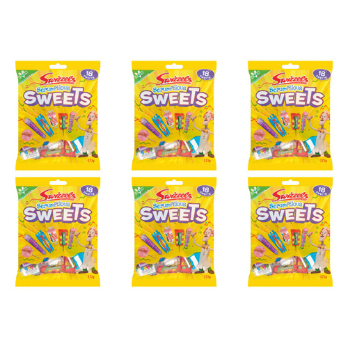 Swizzels Scrumptious Sweets (Bulk Buy Pack Of 6)
