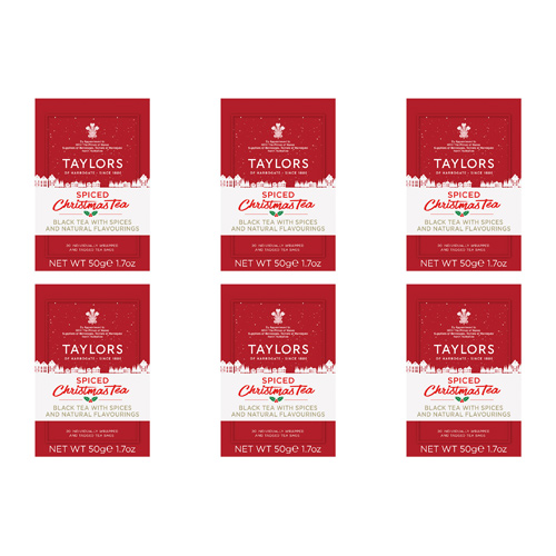 Taylors Spiced Christmas 20 Teabags (Bulk Buy Pack Of 6)