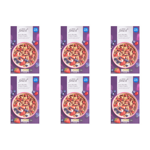 Tesco Finest Chocolate & Berry Granola (Bulk Buy Pack Of 6)