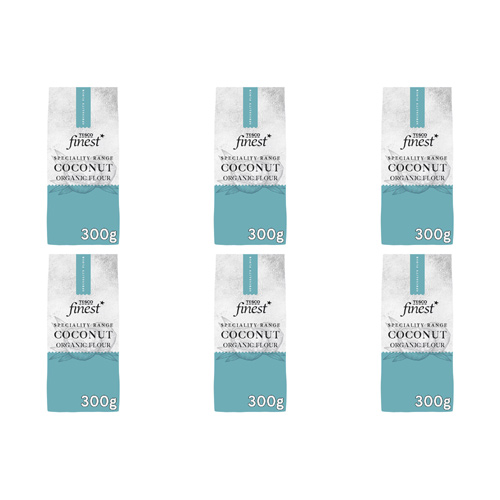 Tesco Finest Organic Coconut Flour (Bulk Buy Pack Of 6)