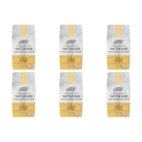 Tesco Finest '00' Grade Pasta & Pizza Flour (Bulk Buy Pack Of 6)