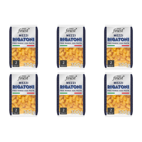 Tesco Finest Mezzi Rigatoni (Bulk Buy Pack Of 6)