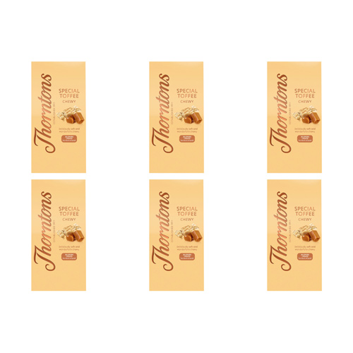 Thorntons Toffee Carton (Bulk Buy Pack Of 6)
