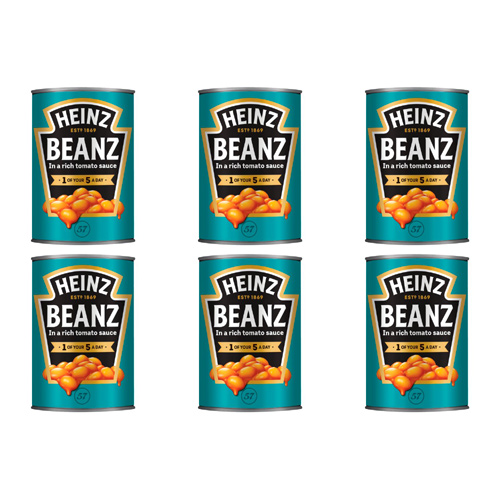 Heinz Baked Beans in Tomato Sauce (Bulk Buy Pack Of 6)