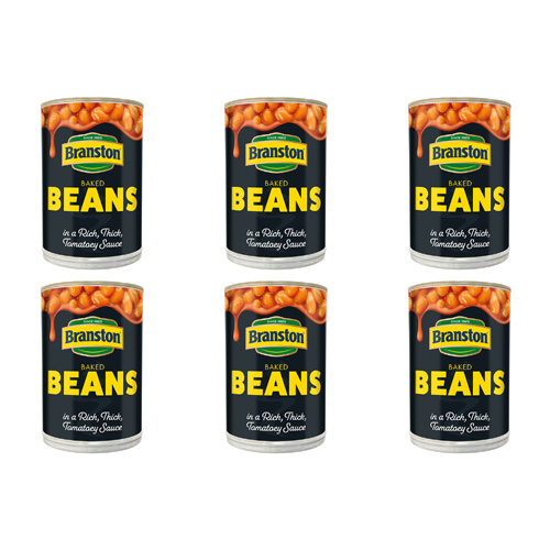 Branston Baked Beans in Tomato Sauce (Bulk Buy Pack Of 6)