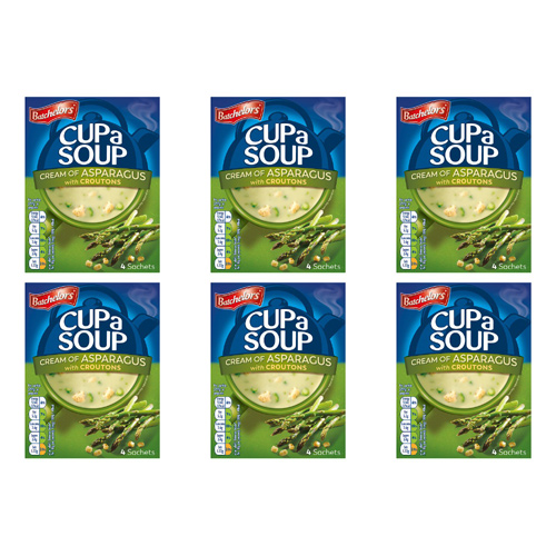 Batchelors Cup a Soup Asparagus (Bulk Buy Pack Of 6)