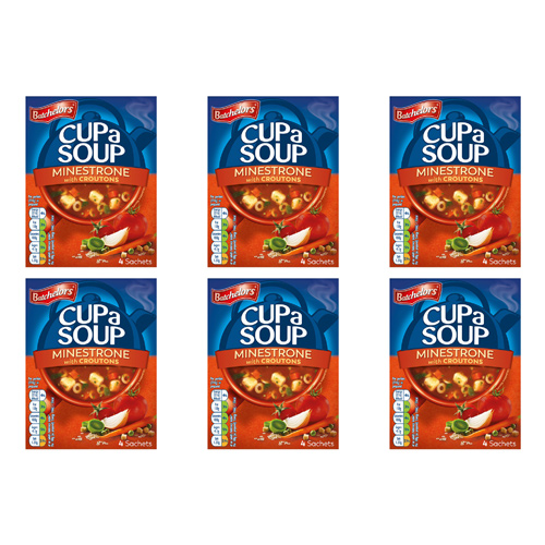 Batchelors Cup a Soup Minestrone (Bulk Buy Pack Of 6)
