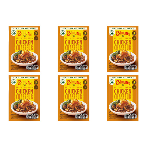 Colmans Chicken Chasseur Sachet (Bulk Buy Pack Of 6)