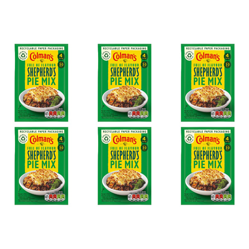 Colmans Shepherds Pie Mix Sachet (Bulk Buy Pack Of 6)