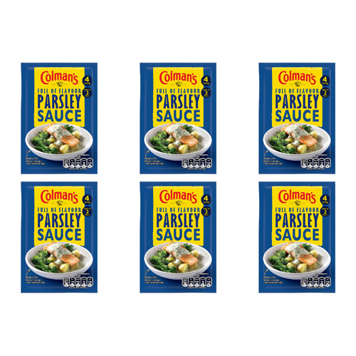 Colmans Parsley Sauce Sachet (Bulk Buy Pack Of 6)