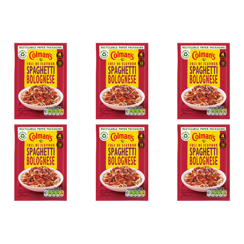 Colmans Spaghetti Bolognese Sauce (Bulk Buy Pack Of 6)