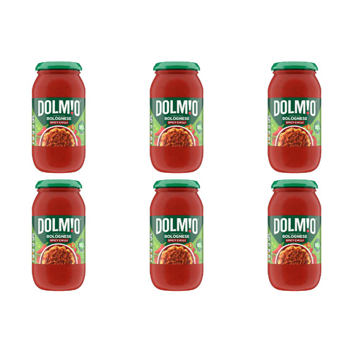Dolmio Intense Spicy Chilli Bolognese (Bulk Buy Pack Of 6)