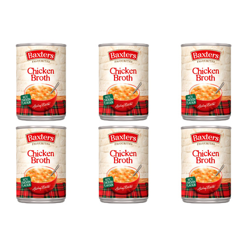 Baxters Favourite Chicken Broth (Bulk Buy Pack Of 6)