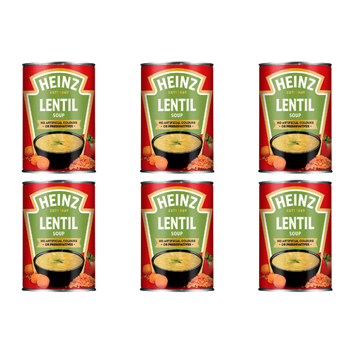 Heinz Lentil Soup (Bulk Buy Pack Of 6)