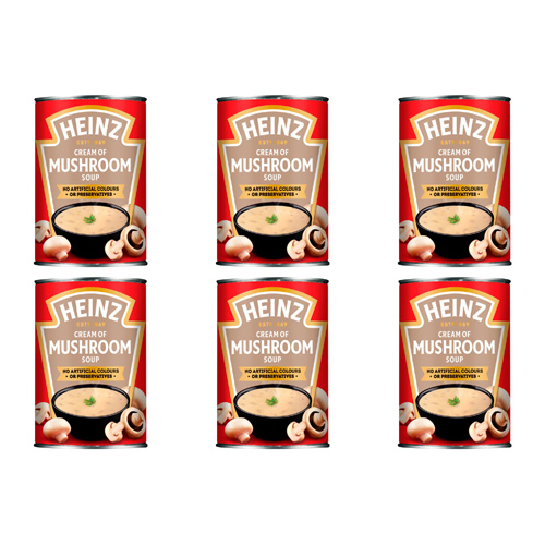 Heinz Mushroom Soup (Bulk Buy Pack Of 6)