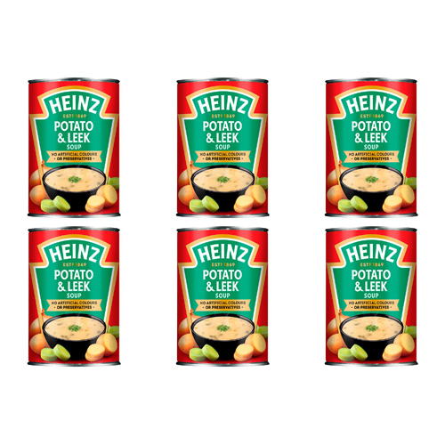 Heinz Potato and Leek Soup (Bulk Buy Pack Of 6)