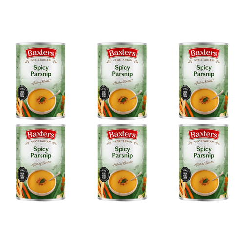 Baxters Vegetarian Spicy Parsnip Soup (Bulk Buy Pack Of 6)