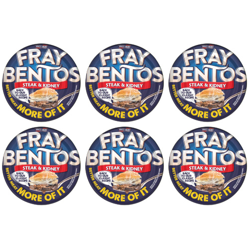 Fray Bentos Steak & Kidney Pie (Bulk Buy Pack Of 6)