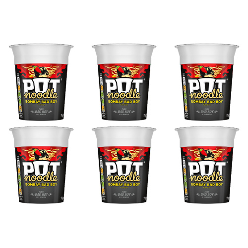 Pot Noodle Bombay Bad Boy (Bulk Buy Pack Of 6)
